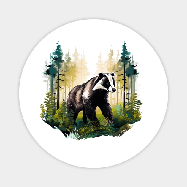 Badger Lover Magnet by zooleisurelife